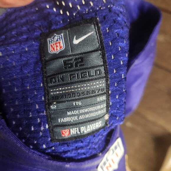 Minnesota Vikings Jersey Mens Size 52 Purple Nike On Field Eric Kendricks #54 - Picture 5 of 14